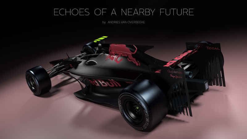 Illustration for article titled Fan-Made Red Bull Concept Shows Off The Sleek, Angular Future Of F1